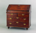 Pennsylvania Queen Anne walnut slant front desk ca 1750
