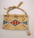 Northern Plains Beaded Buffalo Hide Possible Bag