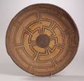 Southwest Polychrome Coiled Basketry Bowl