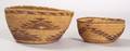 Two Northern California Twined Basketry Bowls