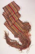 Multicolored Wool Assumption Sash