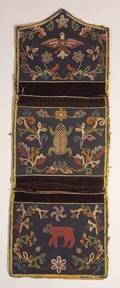 Northwest Beaded Cloth Wall Pocket
