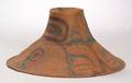 Northwest Coast Painted Twined Spruce Root Basketry Hat