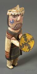 Southwest Polychrome Carved Wood Katcina Doll