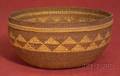 Northern California Twined Basketry Bowl