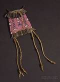 Northern Plains Beaded Hide Pouch