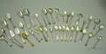 Thirtythree Pieces of Assorted Sterling and Coin Silver Flatware