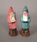 Two paper mache belsnickle candy containers late 19thearly 20th c