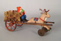Composition Santa Claus in a cart early 20th c