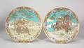 Pair of Cloisonne Plates