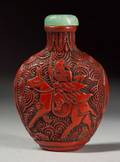 Cinnabar Snuff Bottle