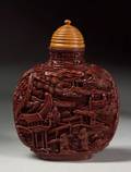 Cinnabar Snuff Bottle