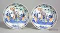 Pair of Tou Tsai Dishes