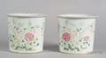 Pair of Porcelain Planters