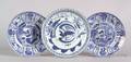 Three Blue and White Bowls