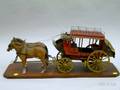 Carved and Painted Wooden Wells Fargo  Co Express Stage Coach Model