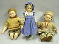 Three Assorted Dolls
