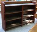 Gothic Revival Walnut Open Bookcase
