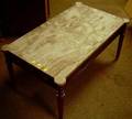 Marbletop Mahogany Coffee Table