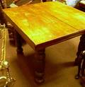 Late Victorian Square Oak Dining Table