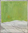 Janet Liebowitz American 20th Century Abstraction in Green and White