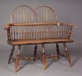 Wallace Nutting Windsor Double Bowback Knucklearm Bench