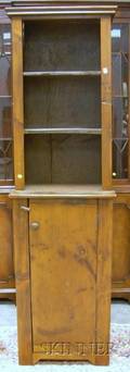 Country Pine Stepback Cupboard