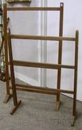 Two Wooden Quilt Racks