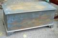 Bluepainted Blanket Box