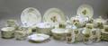 Fortythree Piece Haviland Limoges Transfer Floral Decorated Porcelain Partial Tea Service and Thirtyseven Pie