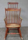 Redpainted Windsor Combback Armrocker