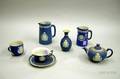 Six Wedgwood Dark Blue Jasper Items