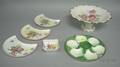Six Pieces of Assorted Decorated Ceramic Tableware
