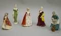 Five Royal Doulton Ceramic Character Figures