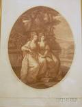 Framed Print of the Duchess of Devonshire and Viscountess Duncannon