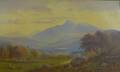 Framed Louis Prang Chromolithograph Mountain View