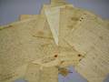 Seven 18th Century Handwritten Documents on Paper Related to the Debeavois Family of Brookland Kings County New York