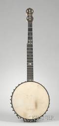 American FiveString Banjo Fairbanks  Cole Boston c 1895