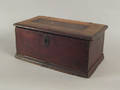 Pennsylvania walnut lock box ca 1760