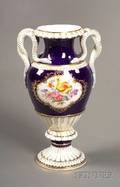 Meissen Porcelain Snake Handled Vase
