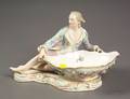 Meissen Porcelain Figural Dish