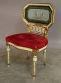 Italian painted side chair