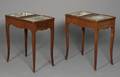 Pair of French Rococostyle Mahogany Rafraichissoirs