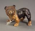 Painted Cast Iron Figure of a Bull Dog