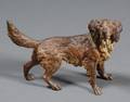 Viennese Cold Painted Bronze Figure of a Dog