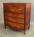 Sheraton mahogany and cherry butlers desk