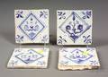 Thirtytwo Tin Glazed Delft Tiles