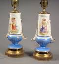 Pair of Paris Porcelain Lamp Bases