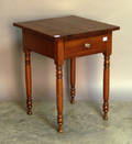 Sheraton walnut one drawer stand