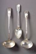 Three British Silver Serving Pieces